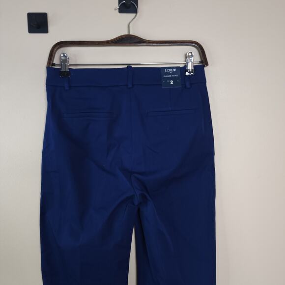 J. Crew Kallie straight-leg pant in navy Size 2 - Picture 6 of 11